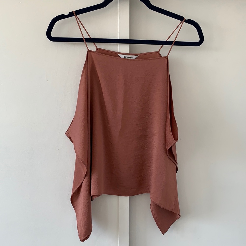 Vintage Y2K Express • Women’s Dusty Rose Colored Tank • XS • summer • night out